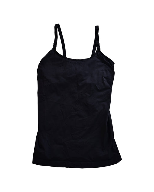 A Black Sleeveless Tops from Bravado in size L for maternity. (Front View)