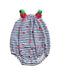 A Blue Long Sleeve Bodysuits from Florence Eiseman in size 6-12M for girl. (Front View)