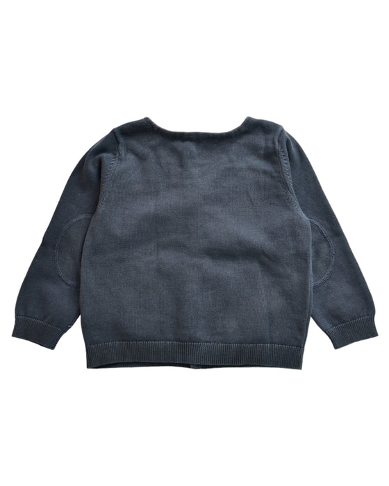 A Grey Cardigans from Bonpoint in size 12-18M for boy. (Back View)