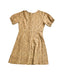 A Brown Short Sleeve Dresses from Seed in size 10Y for girl. (Back View)