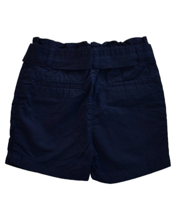 A Blue Shorts from Petit Bateau in size 4T for girl. (Back View)