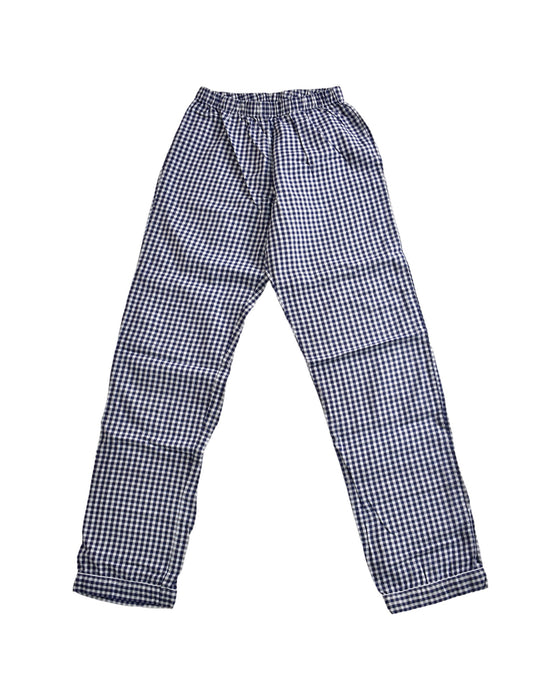 A Navy Pyjama Sets from Petit Bateau in size 5T for neutral. (Front View)