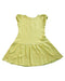 A Green Short Sleeve Dresses from Retykle in size 5T for girl. (Back View)