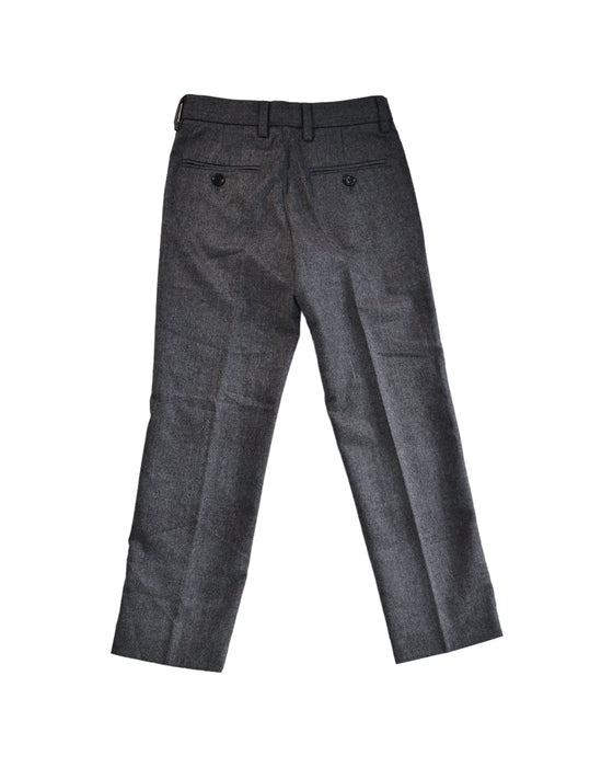 A Grey Dress Pants from Crewcuts in size 6T for boy. (Back View)