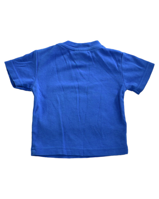 A Blue Short Sleeve T Shirts from Frugi in size 0-3M for boy. (Back View)