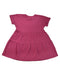 A Pink Short Sleeve Dresses from Seed in size 2T for girl. (Front View)