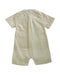 A Blue Short Sleeve Rompers from Chateau de Sable in size 3-6M for neutral. (Back View)
