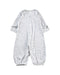 A Grey Long Sleeve Jumpsuits from Kissy Kissy in size 0-3M for neutral. (Back View)