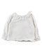 A White Long Sleeve Tops from Hucklebones in size 6-12M for girl. (Front View)