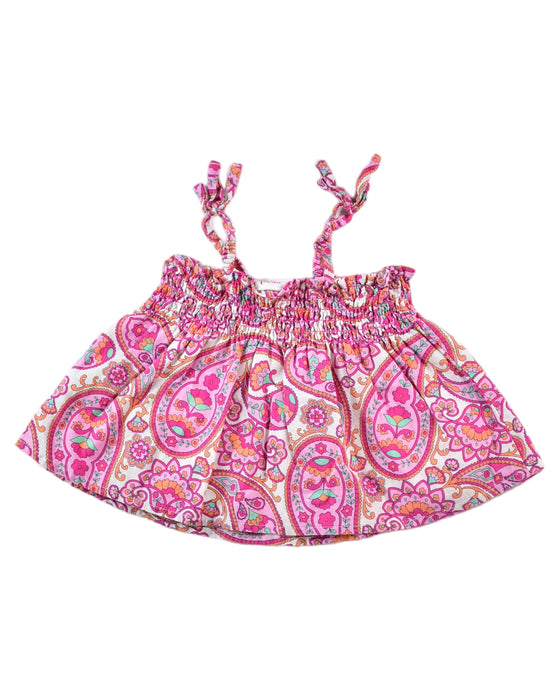 A Pink Sleeveless Dresses from Seed in size 3-6M for girl. (Back View)