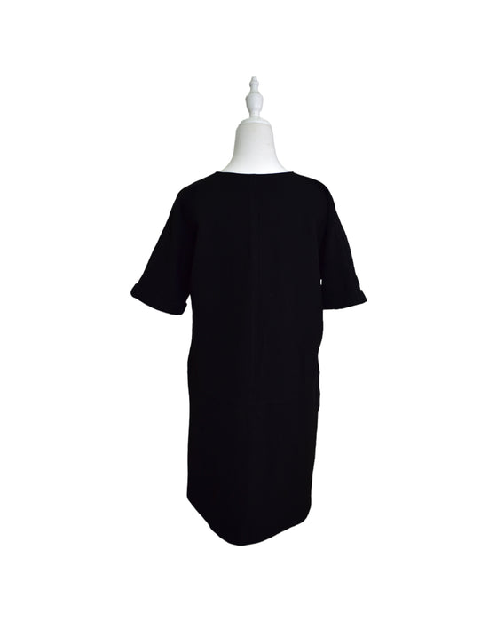 A Black Short Sleeve Dresses from Hatch in size XS for maternity. (Back View)