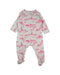 A White Onesies from Petit Bateau in size 12-18M for boy. (Back View)