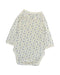 A Ivory Bodysuits from Petit Bateau in size 0-3M for boy. (Back View)