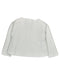 A White Cardigans from Jacadi in size 3-6M for girl. (Back View)