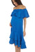 A Blue Sleeveless Dresses from Bohn Fabulous in size M for maternity. (Back View)