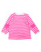 A Pink Long Sleeve Tops from Le Petit Society in size 6-12M for girl. (Back View)
