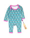 A Blue Jumpsuits from Poco Nido in size 0-3M for girl. (Front View)