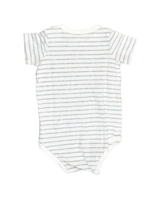 A White Bodysuits from Seed in size 6-12M for girl. (Back View)