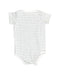 A White Bodysuits from Seed in size 6-12M for girl. (Back View)