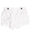 A White Shorts from Jacadi in size 6-12M for girl. (Front View)