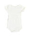 A White Bodysuits from Petit Bateau in size 6-12M for girl. (Back View)