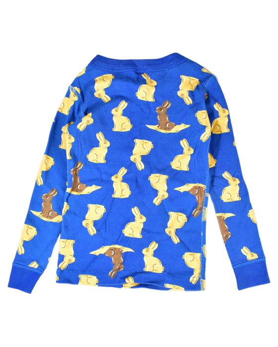 A Blue Pyjama Sets from Hanna Andersson in size 4T for neutral. (Back View)