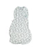 A Green Sleepsacs from Tommee Tippee in size 0-3M for neutral. (Front View)