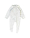 A White Onesies from Purebaby in size 0-3M for neutral. (Front View)