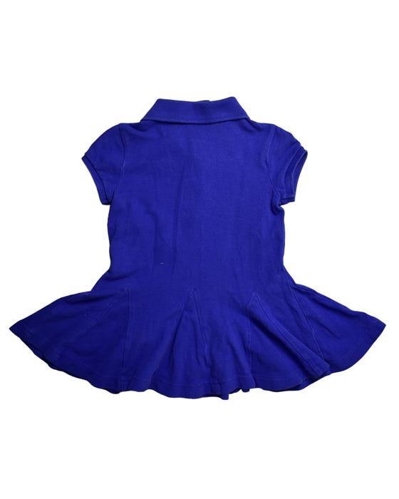 A Purple Short Sleeve Dresses from Polo Ralph Lauren in size 2T for girl. (Back View)