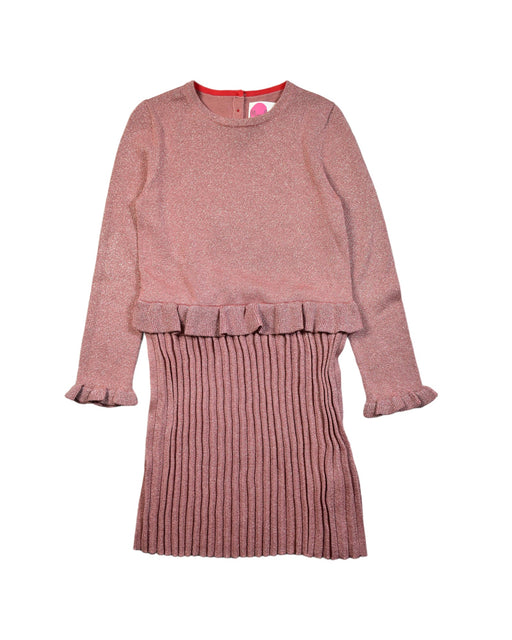 A Pink Long Sleeve Dresses from Baby Boden in size 8Y for girl. (Front View)