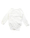 A White Bodysuits from Petit Bateau in size 6-12M for neutral. (Back View)