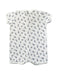 A White Short Sleeve Rompers from Petit Bateau in size 3-6M for boy. (Back View)