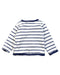 A White Cardigans from Jacadi in size 6-12M for girl. (Back View)