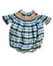 A Blue Bodysuits from Southern Sunshine in size 3-6M for girl. (Front View)