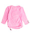 A Pink Rash Guards from Sunuva in size 4T for girl. (Back View)