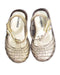 A Transparent Sandals from Mini Melissa in size 3T for girl. (Back View)