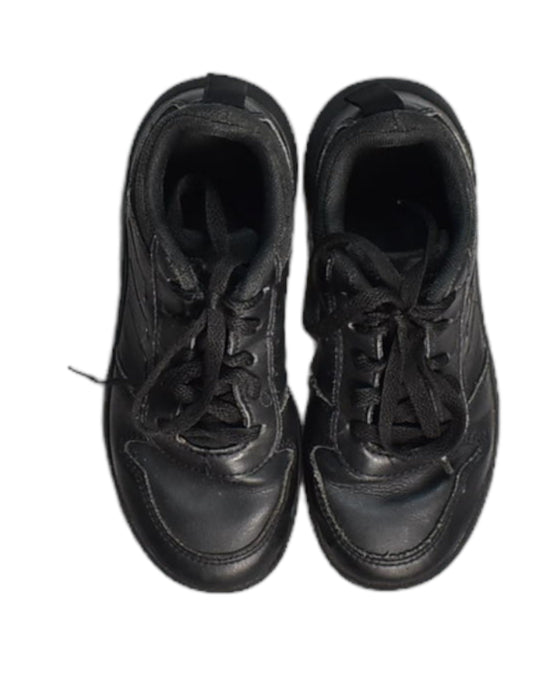 A Black Sneakers from Adidas in size 7Y for boy. (Back View)