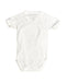 A White Bodysuits from Petit Bateau in size 3-6M for boy. (Back View)