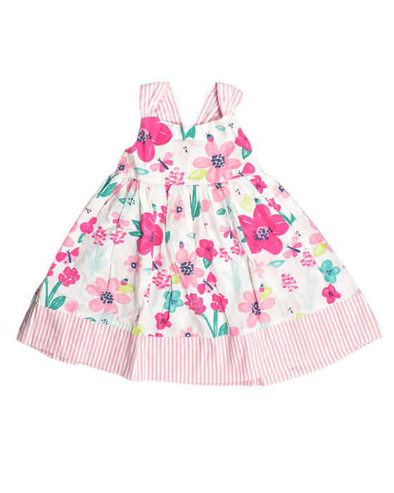 A White Sleeveless Dresses from Gymboree in size 18-24M for girl. (Front View)