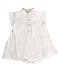 A White Bodysuits from Petit Bateau in size 6-12M for girl. (Back View)
