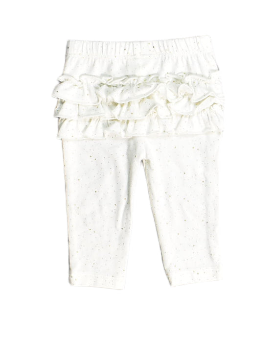 A White Casual Pants from Retykle in size 0-3M for girl. (Back View)