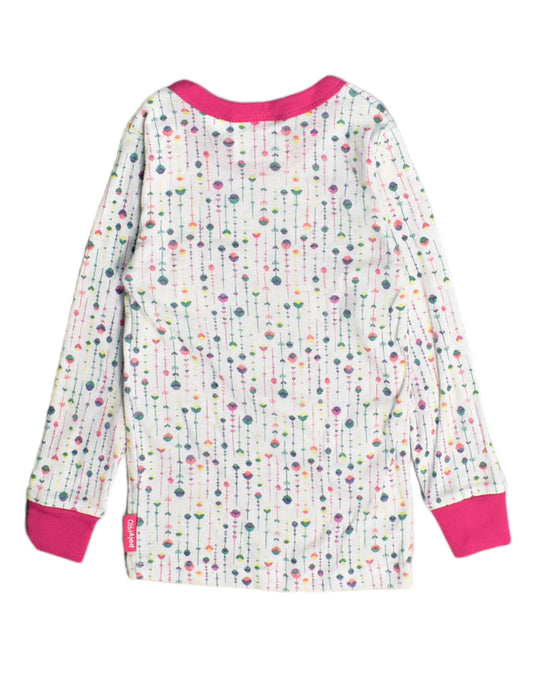A White Long Sleeve Tops from Kathmandu in size 6T for girl. (Back View)