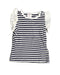 A White Sleeveless Tops from Seed in size 3-6M for girl. (Front View)