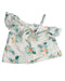 A White Sleeveless Tops from Janie & Jack in size 6-12M for girl. (Front View)