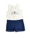 A White Rompers from Hugo Boss in size 6-12M for boy. (Front View)