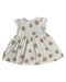 A White Short Sleeve Dresses from Boden in size 3-6M for girl. (Back View)