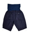 A Blue Shorts from A Pea in the Pod in size XS for maternity. (Back View)
