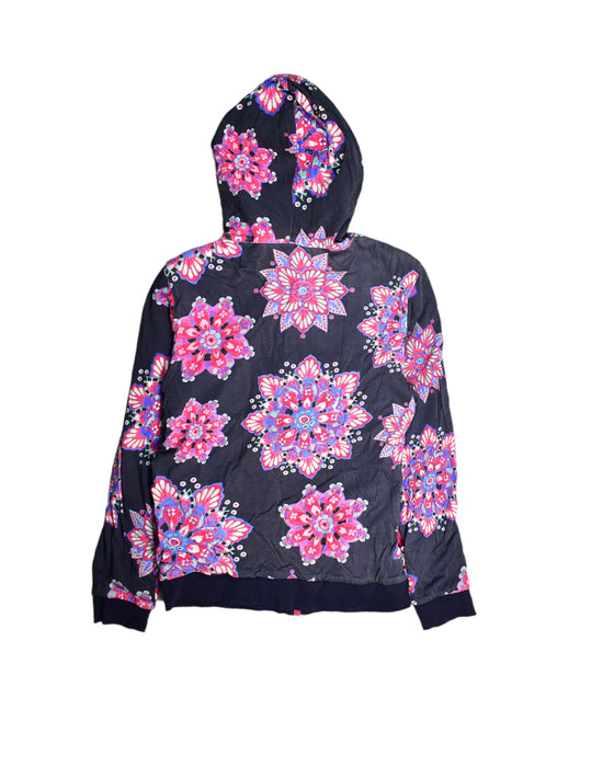 A Black Lightweight Jackets from Desigual in size 12Y for girl. (Back View)