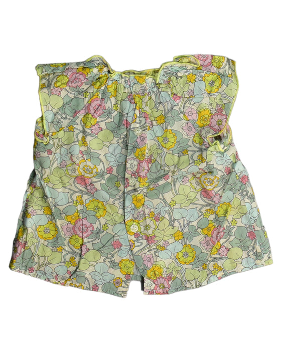 A Ivory Sleeveless Tops from Bonpoint in size 3-6M for girl. (Back View)