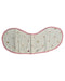 A White Bibs from Aden & Anais in size O/S for neutral. (Front View)